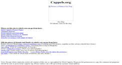 Desktop Screenshot of cappels.org